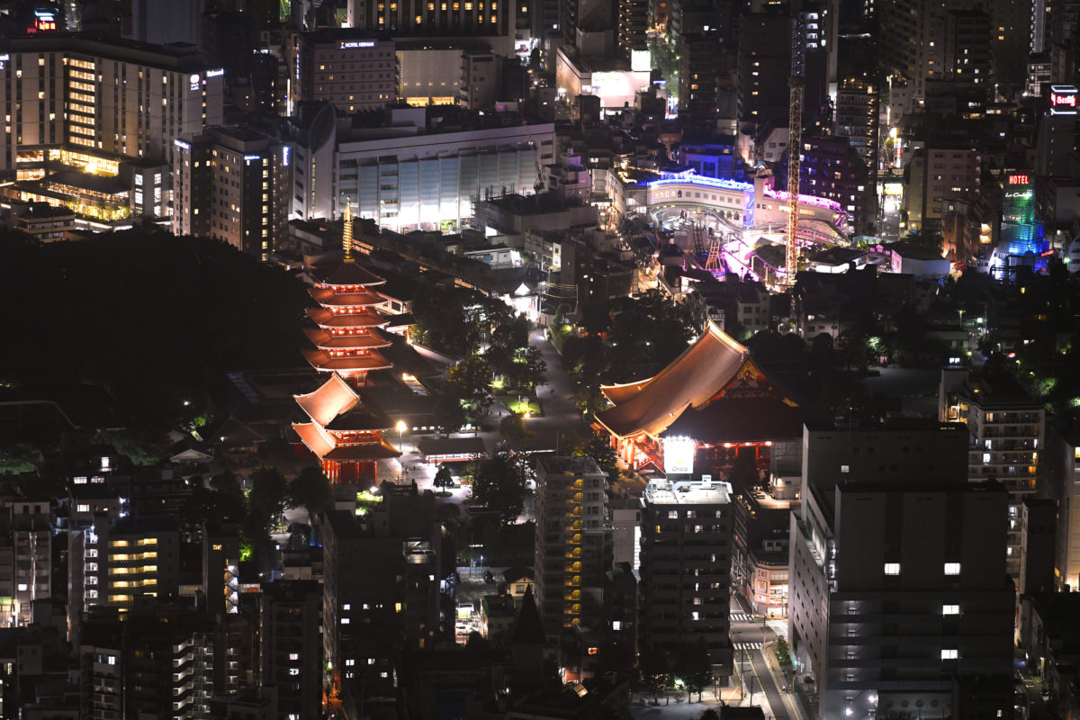 浅草の夜景（Night view of Asakusa）