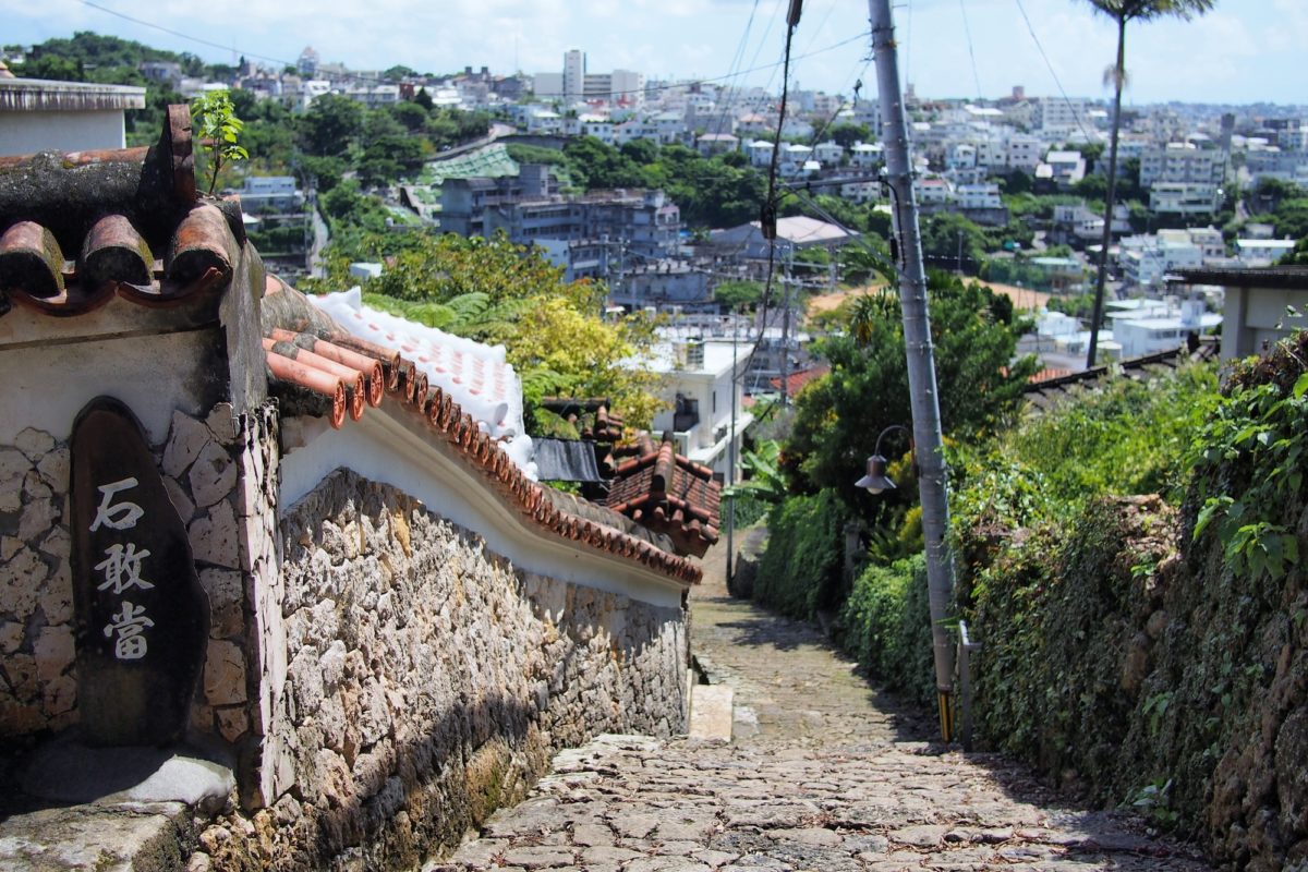 金城町石畳道の風景（Scenery of Kinjo-cho Stone-paved Path)
