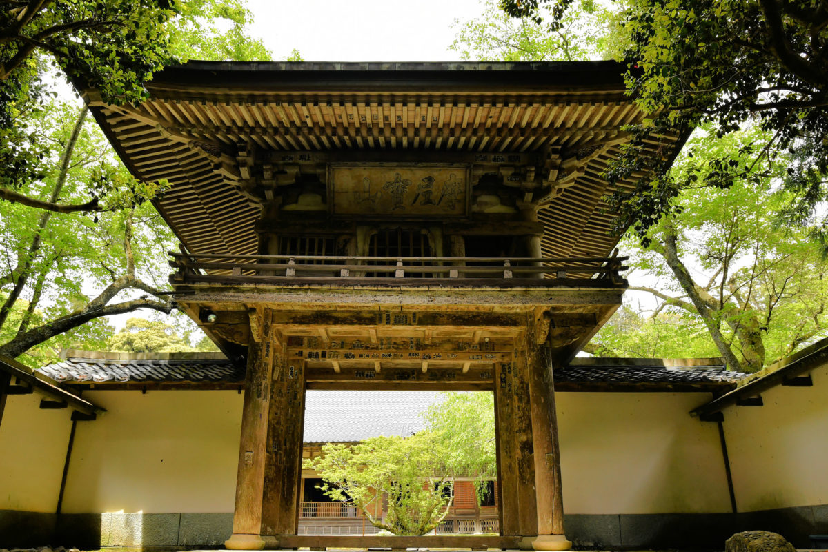 瀧谷寺の三門（Sanmon Gate of Takidanji Temple）