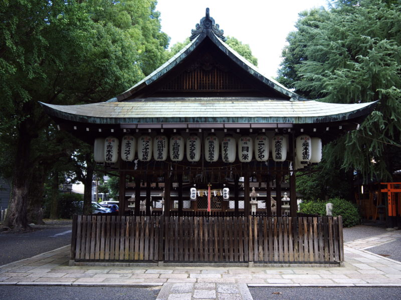 田中神社の本殿（The main hall of Tanaka Shrine）