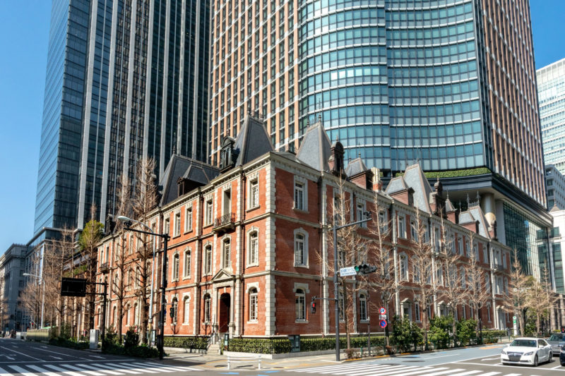 三菱一号美術館の外観（Exterior of Mitsubishi Ichigokan Museum）