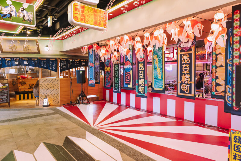 浅草に誕生したド派手な新スポット！日本の祭りと食事を楽しめるエンタメ酒場「食と祭りの殿堂 浅草横町」