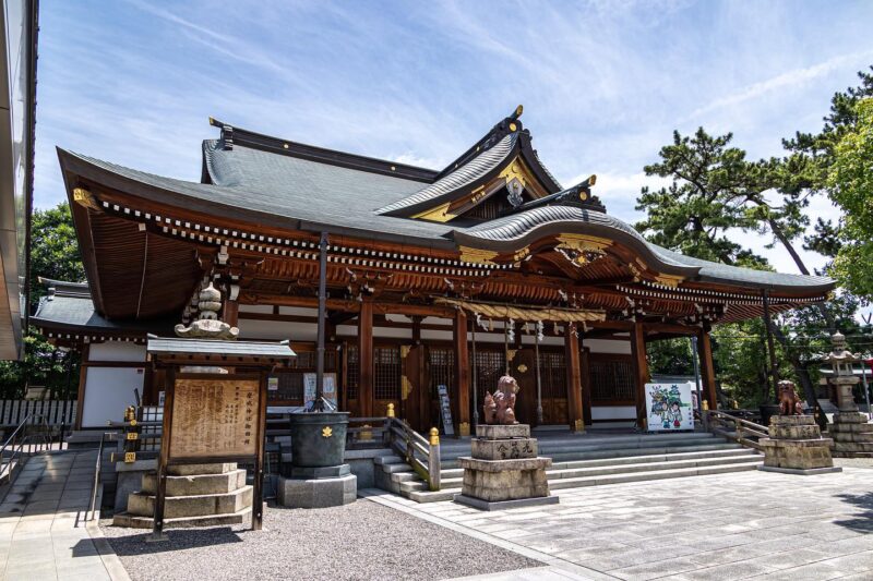 岸城神社（Chigiri-ito）